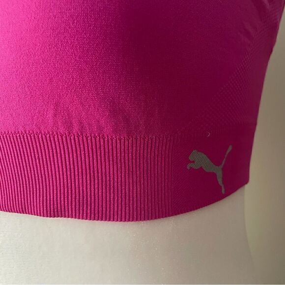Puma Pink Sports Bra - Picture 3 of 7